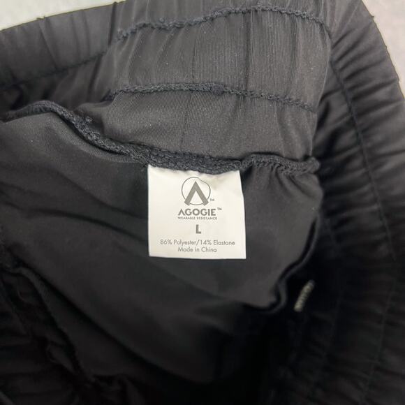 Agogie Black +40 Wearable Resistance Band Training Pants Size Large - Picture 9 of 9